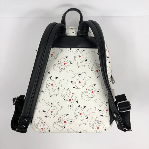 Loungefly Pokemon Pikachu Mini Backpack White 2019 Retired EUC